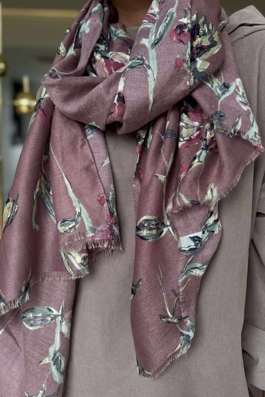 Laundry B Cooper Garden Scarf Mauve